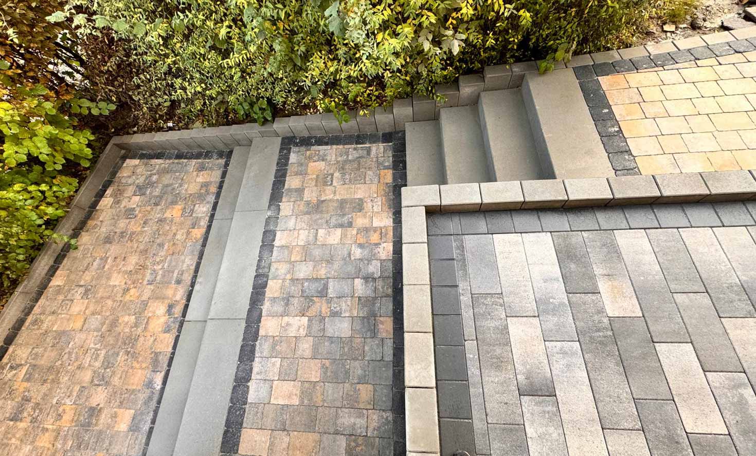 Stufenanlage mit Terrassenanschluss in Mücke